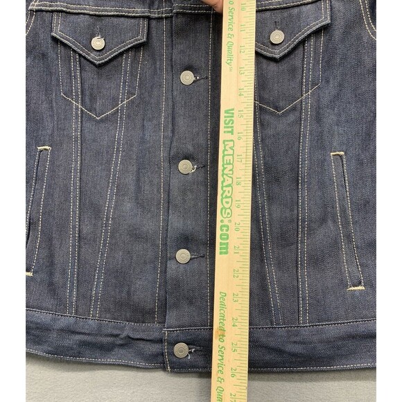 Levi's Trucker Denim Jean Jacket Dark Indigo Blue Men’s - Picture 7 of 16